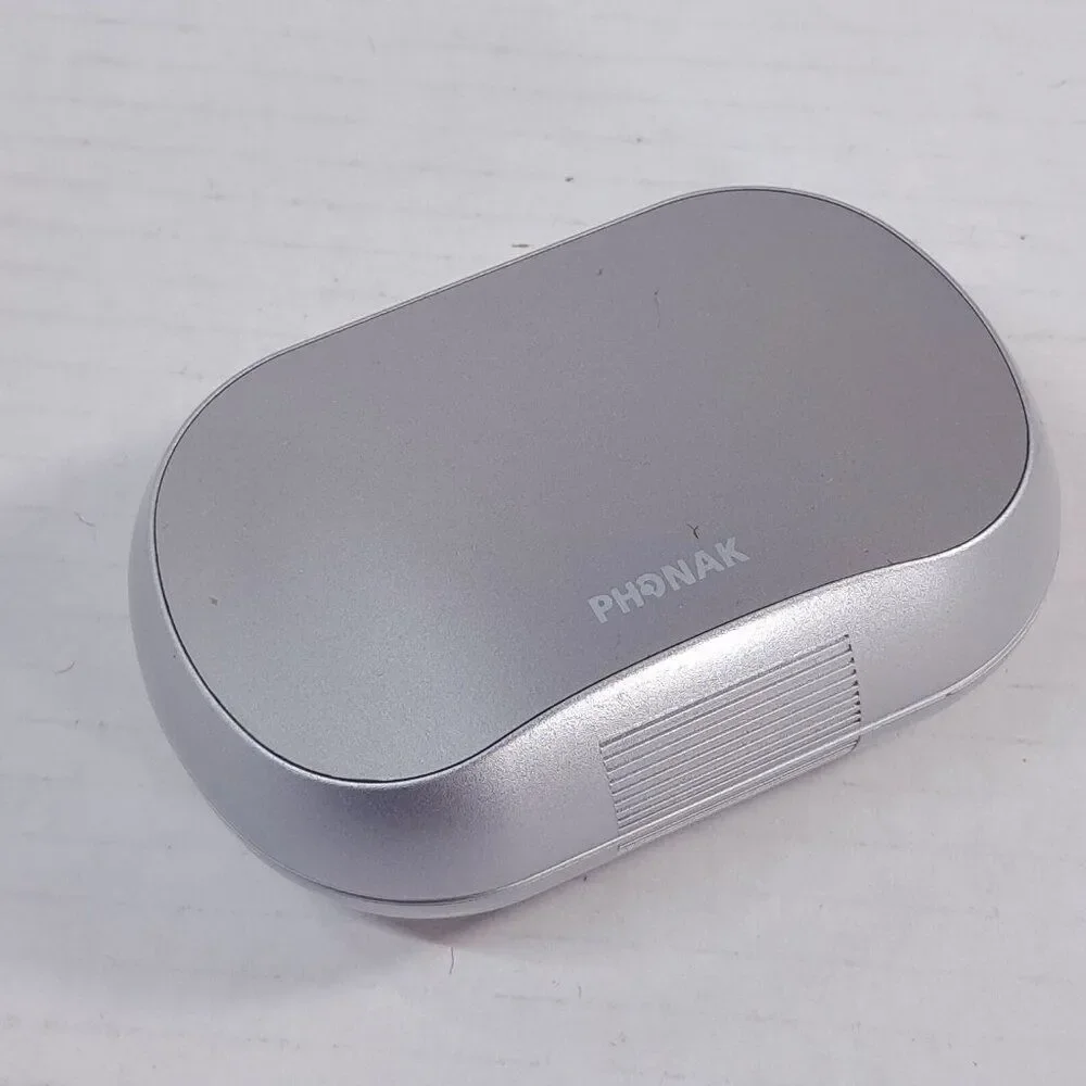 Phonak‎ Art Microsavia 100 DSZ Hearing Aids left right beige with case FOR PARTS